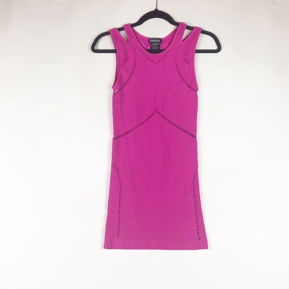 Bebe Jocelyn Split Strap Dress, Size P/S - Picture 6 of 10